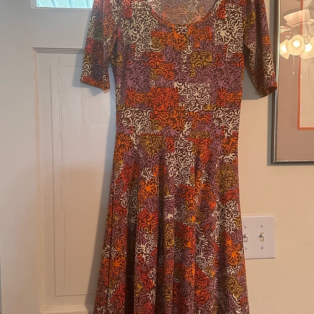 Lularoe colorful Patterned Women's Dress